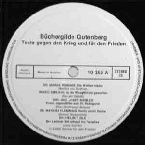 Various - Texte Gegen Den Krieg Und Für Den Frieden album flac