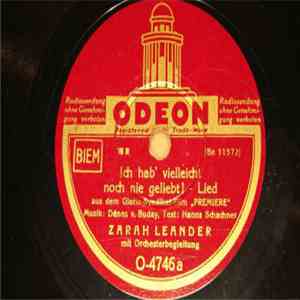Zarah Leander - Ich Hab' Vielleicht Noch Nie Geliebt! / Merci, Mon Ami album flac