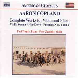 Aaron Copland - Complete Works For Violin And Piano album flac