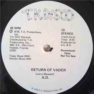 A.D. - Return Of Vader album flac