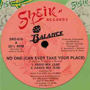 Balance  - No One (Can Ever Take Your Place) album flac