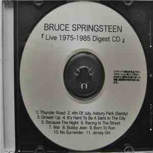 Bruce Springsteen - Live 1975 - 1985 Digest CD album flac