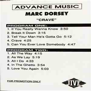 Marc Dorsey - Crave album flac