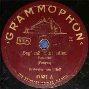 Orchester Van t'Hoff - Sag' Mir Nicht Adieu / Manuela album flac