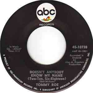 Tommy Roe - Doesn't Anybody Know My Name album flac