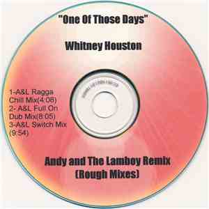 Whitney Houston - One Of Those Days (Andy And The Lamboy Rough Mixes) album flac