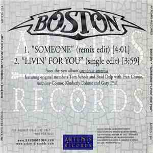 Boston - Someone / Livin' For You album flac