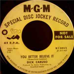 Dick Caruso - My One And Only Prayer album flac