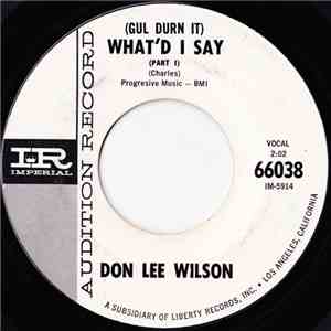 Don Lee Wilson - What'D I Say album flac