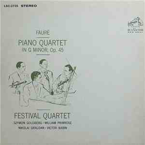 Fauré, Festival Quartet - Piano Quartet In G Minor, Op. 45 album flac