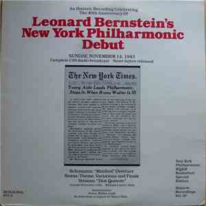 Leonard Bernstein, The New York Philharmonic - Leonard Bernstein's New York Philharmonic Debut album flac