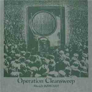Operation Cleansweep - Munich 18/08/2002 - Propaganda For A New Century album flac