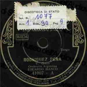 Orchestra Argentina Eduardo Bianco - Rodrigues Peña / Evocacion album flac