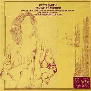 Patti Smith - Canine Teardrop album flac