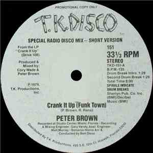 Peter Brown  - Crank It Up (Funk Town) album flac