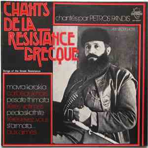 Petros Pandis - Chants De La Résistance Grecque album flac
