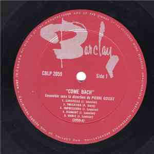 Pierre Gossez - Come Bach album flac