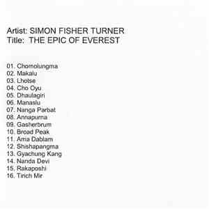 Simon Fisher Turner - The Epic Of Everest album flac