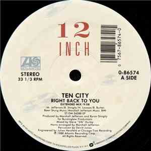 Ten City - Right Back To You album flac