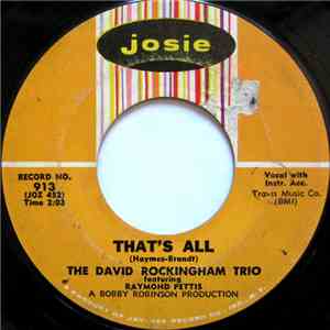 The David Rockingham Trio - That's All album flac