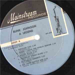 Bunk Johnson - A Legend album flac