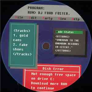 DJ Ford Foster - Gold Cans EP album flac