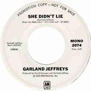 Garland Jeffreys - She Didn't Lie album flac