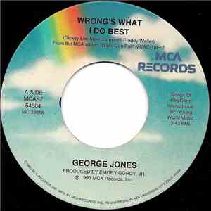 George Jones  - Wrong's What I Do Best album flac