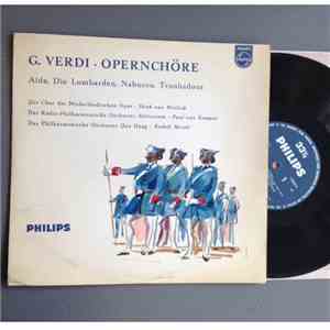Giuseppe Verdi, Chor Der Niederländischen Oper Ltg. Henk van Wielink, Das Philharmonische Orchester Den Haag Ltg. Rudolf Moralt - Opernchöre album flac