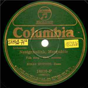 Jonas Būtėnas - Nesigraudink, Mergužėle / Aš Mergytė album flac