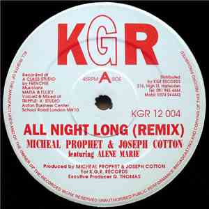 Michael Prophet & Joseph Cotton Featuring Alene Marie - All Night Long (Remix) album flac