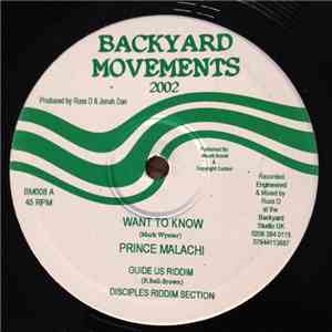 Prince Malachi / Bagga Worries - Want To Know / Wa Do Dem album flac