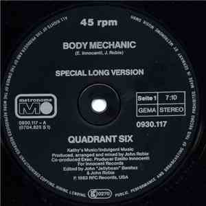 Quadrant Six - Body Mechanic album flac