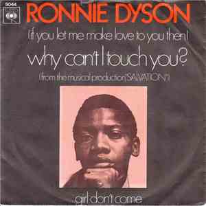 Ronnie Dyson - Why Can't I Touch You? album flac