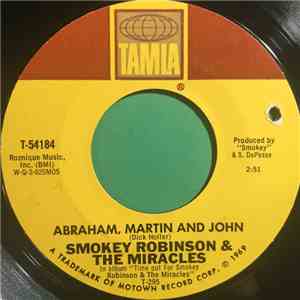 Smokey Robinson And The Miracles - Abraham, Martin And John / Much Better Off album flac