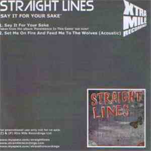 Straight Lines  - Say It For Your Sake album flac