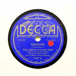 The Adrian Rollini Trio - Rebound / Driftin' album flac