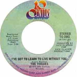 The Vogues - My Prayer / I've Got To Learn To Live Without You album flac