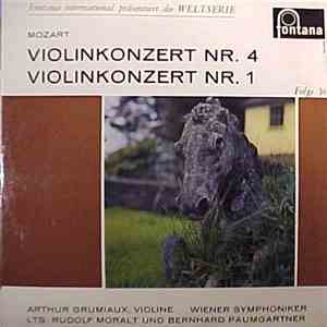 Wolfgang Amadeus Mozart, Arthur Grumiaux - Violinkonzert Nr.4 / Violinkonzert Nr.1 album flac