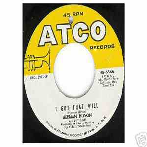 Herman Hitson - You Are Too Much For The Human Heart / I Got That Will album flac