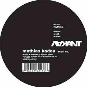 Mathias Kaden - Myal EP album flac