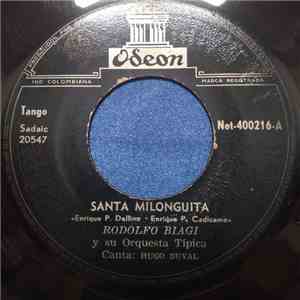 Rodolfo Biagi Y Su Orquesta Típica - Santa Milonguita album flac