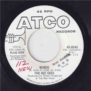 The Bee Gees - Words / Sinking Ships album flac