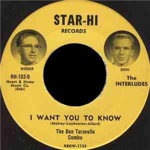 The Ben Taravello Combo - I Want You To Know album flac