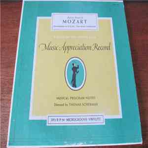 Thomas Scherman, Wolfgang Amadeus Mozart - Analysis Record Of Mozart album flac