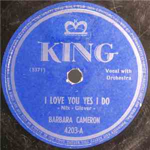 Barbara Cameron - I Love You Yes I Do / Two Loves Have I album flac