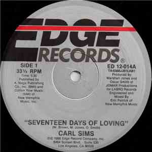Carl Sims - Seventeen Days Of Loving album flac