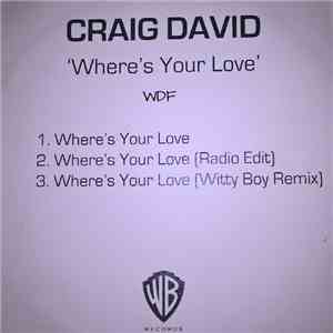 Craig David - Where's Your Love album flac