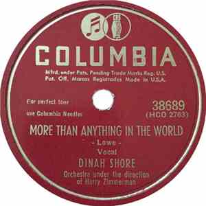 Dinah Shore - More Than Anything In The World / It's So Nice To Have A Man Around The House album flac