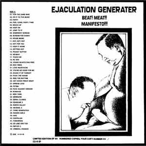 Ejaculation Generater - Beat! Meat!! Manifesto!!! album flac
